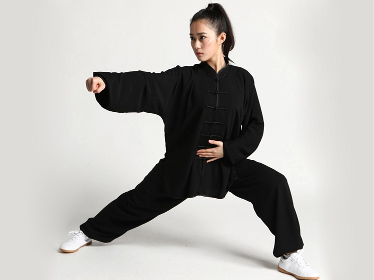 Tai Chi Clothing Long-sleeve Casual Style Linen Suit